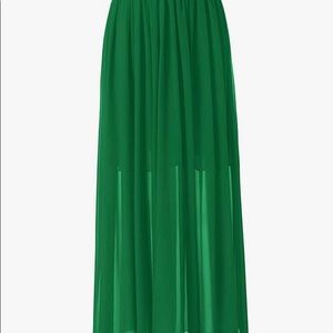Topdress Women's Long Beach Skirt Elastic Waistband Chiffon Maxi Skirts Outfits